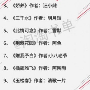 小说(一）（已按时间整理好）