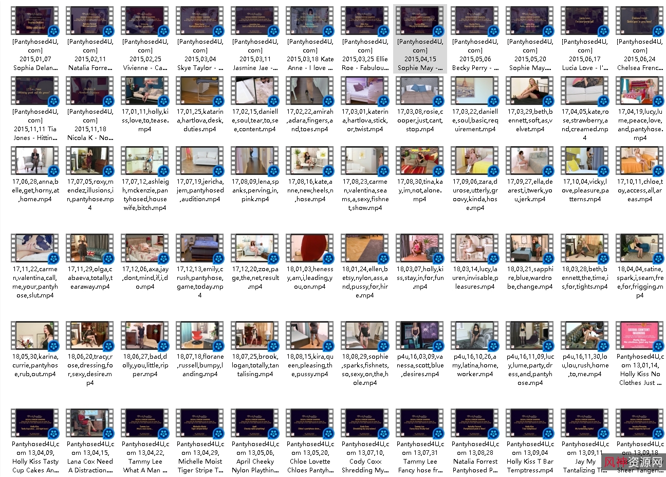 欧美性感熟女：Pantyhosed4U自嗨之旅，双层压缩无水印，只需9金币