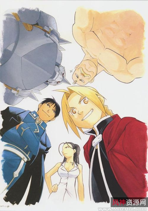 2009年热门动漫《钢之炼金术师》：台粤日英四语版本，在线下载