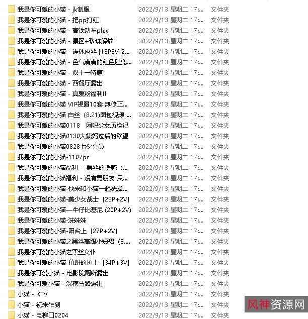 百度云绝版精品：小猫全系列合集，109三人游+184V共8.41G，PR社绝版资源