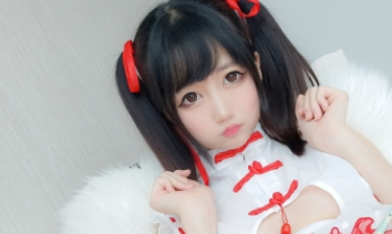 可爱网红福利姬“魔物喵”写真COS系列:两个小辫子妹妹头、兔子自拍、娃娃机、索尼子、旗袍、看护师、人工智能系列