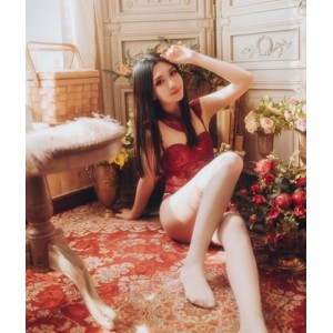 精选COS美女源纱希喵喵：梦想可以实现定制完整合集9V-2.2G，看尤物身材前车大灯，金主土豪雪白玉兔黑丝服装！