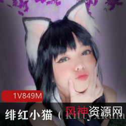 绯红小猫COSER微博网红模仿猫粘人男同胞妹子型美少女资源可爱内衣内裤荷尔蒙学生气氛腮红性感