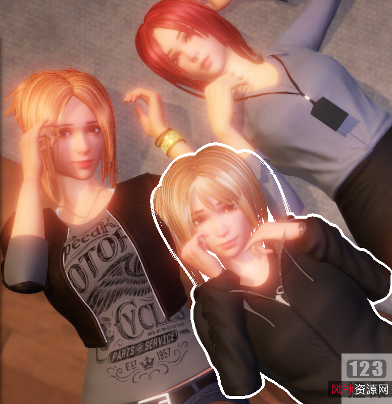 《3D互动游戏:完美女友》:日式CV配音、光影画质、人物建模、GREENCURRY补丁汉化、多角色养成剧情(英文、中文双语)、多视角远近撒娇,提升好感度,搭配时尚衣服、包包。