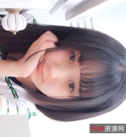 可爱露脸的红色国风和服cosplay系列