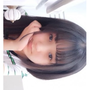 可爱露脸的红色国风和服cosplay系列