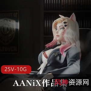 4K3D欧美风动漫游戏人物黑白版-下载观看