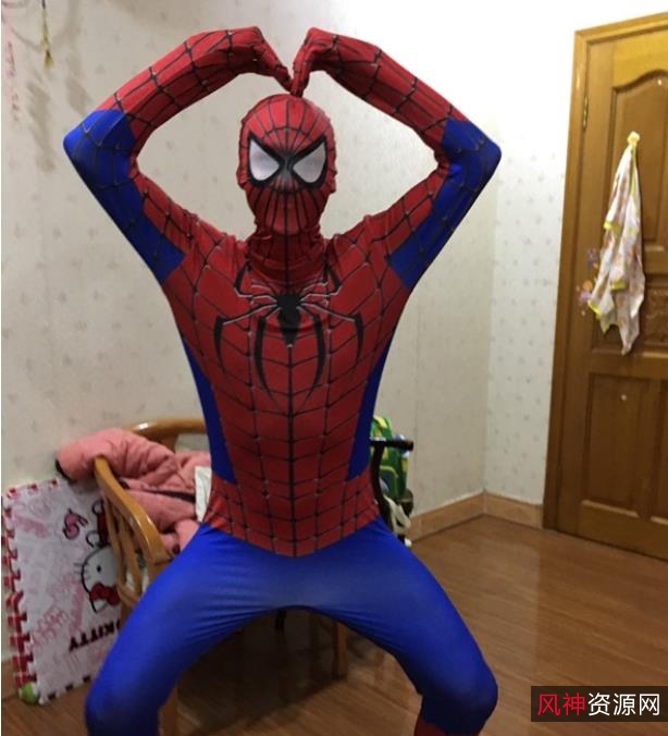 双人互动蜘蛛侠与空姐的精彩剧情，cos服推荐！