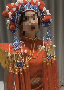 跨年夜姐姐中式齐擦喷泉秀1V311M新年特别版